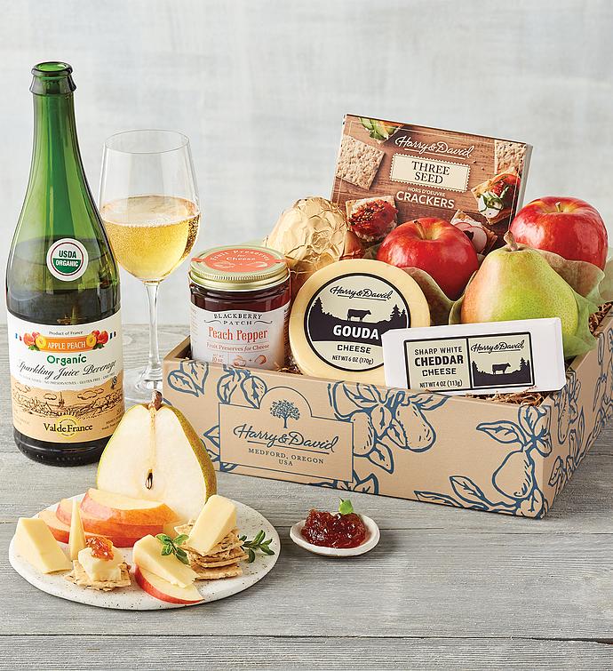 Sunny Days Fruit and Cheese Gift Box